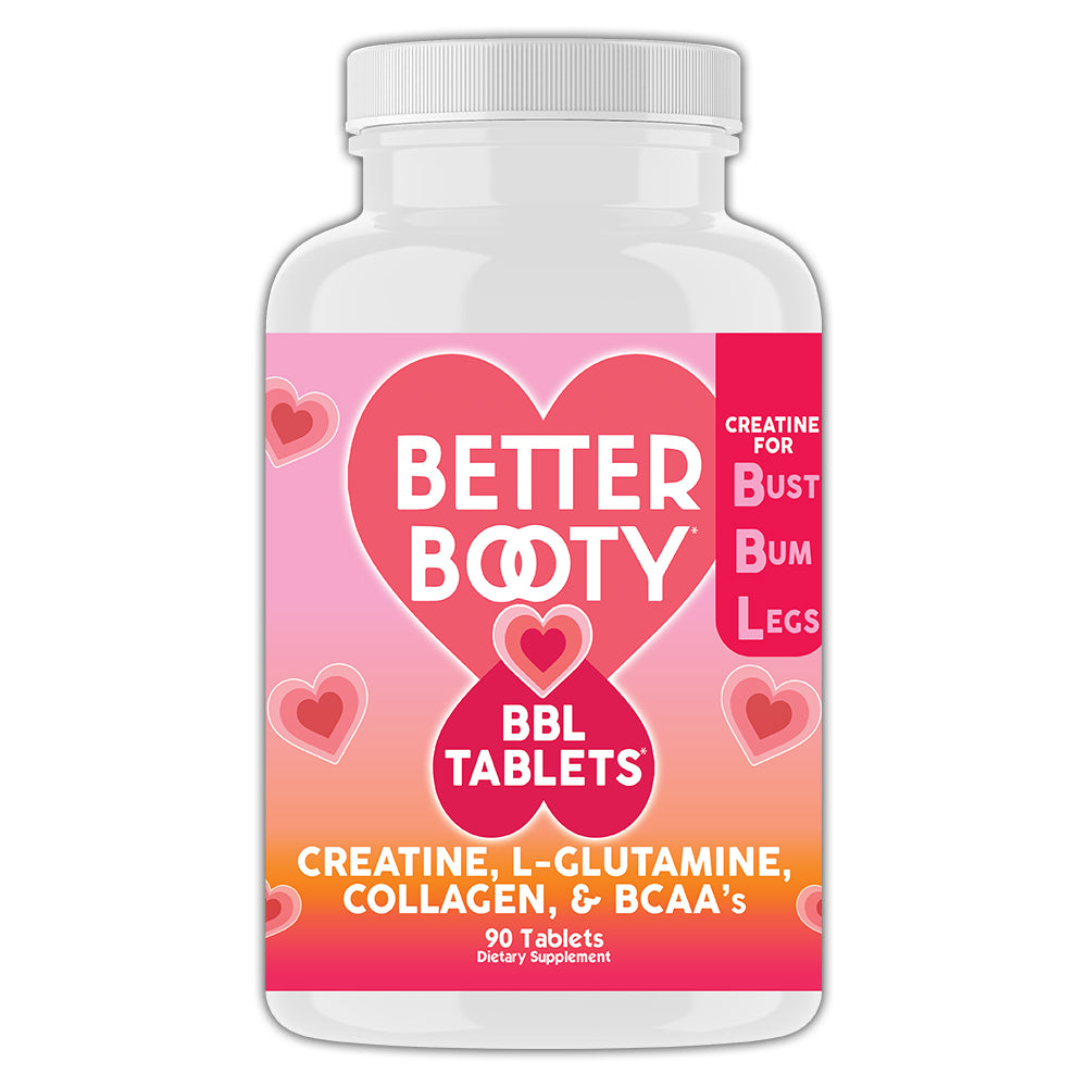 Better Booty BBL Tablets - Creatine Complex Pills for Glute Building-90ct