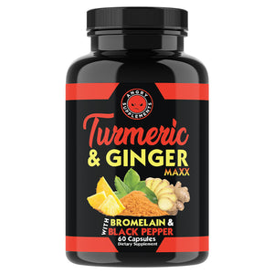TURMERIC & GINGER MAXX AM + TURMERIC GINGER PM, JOINT SUPPORT SLEEP AID COMBO 2-PACK