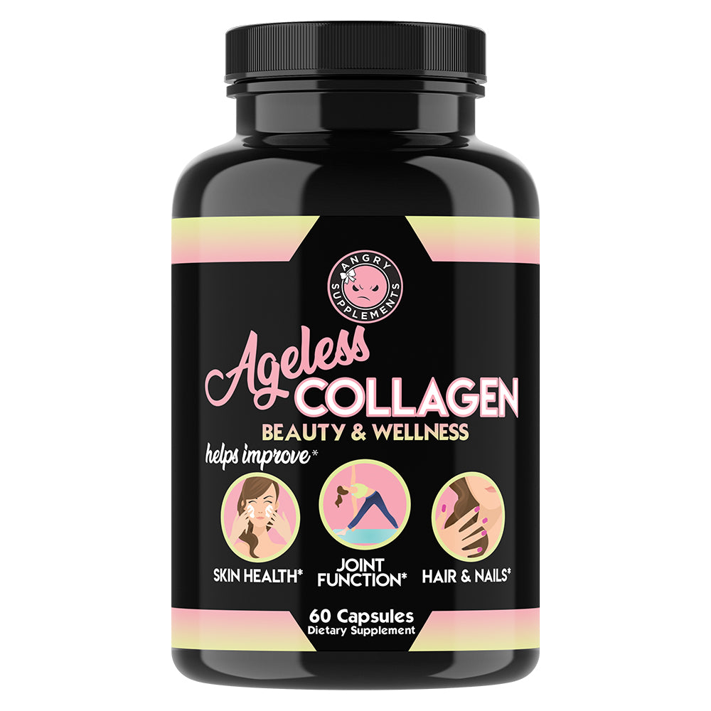 Ageless Collagen Capsules for Hair Skin & Nail Health 60ct