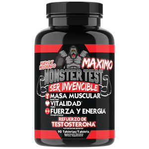 Monster Test MAXIMO Refuerzo de Testosterona Para Hombres
