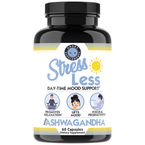 Stress Less Day-Time Mood Support & Focus Aid w. Ashwagandha