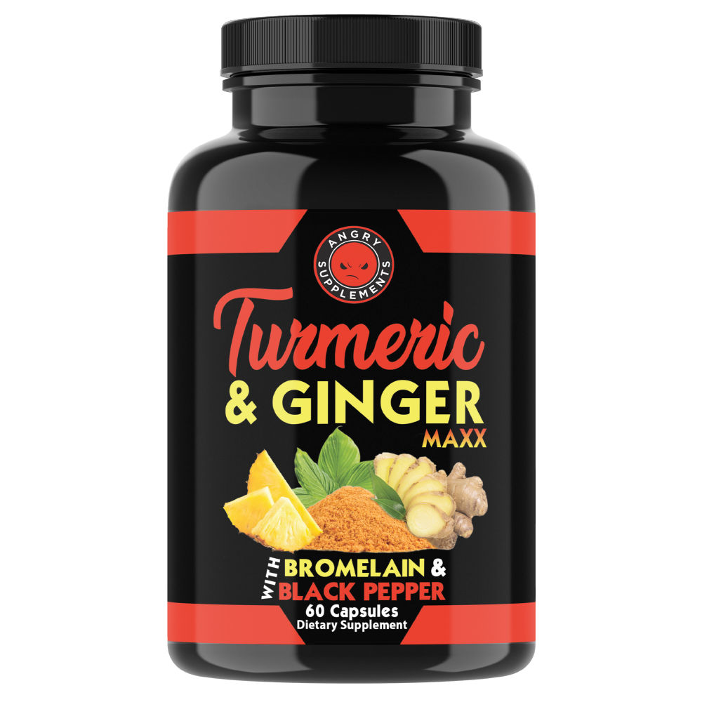 Turmeric & Ginger Maxx 95% Curcuminoids, Bromelain & Black Pepper Capsule