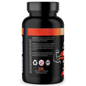 BCAA Amino Acid Complex Tablets for Workout Recovery 180ct