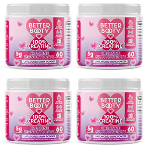 Better Booty 100% Creatine Powder for Women, Unflavored Drink Mix, 300g (60 Day Supply) GROUPON REDEMPTION DEALS ONLY