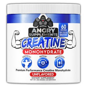 Creatine Monohydrate 200 Mesh Premium Performance Unflavored Powder