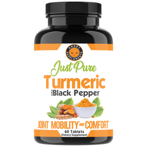 Just Pure Turmeric w. Black Pepper Tablets