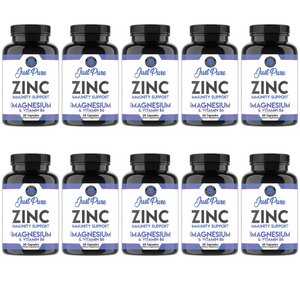 Angry Supplements Just Pure Zinc with Magnesium & Vitamin B6, Immunity Support Complex Capsules-GROUPON REDEMPTION DEAL ONLY