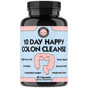 10 Day Happy Colon Cleanse Gut Balancing Probiotics