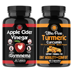 Apple Cider Vinegar Gymnema + Ultra Pure Turmeric 2-Pack