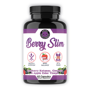 Berry Slim With Raspberry Ketones, Cinnamon, & Apple Cider Vinegar 60ct