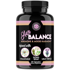 Her Balance Hormone & Mood Harmony Infused with Chamomile, Dong Quai and Milk Thistle