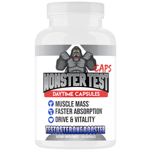 Monster Test Capsules -  Fast Absorption, Muscle Mass, Drive & Vitality (2-Pack)