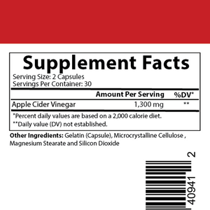 Just Pure Apple Cider Vinegar, Maximum Strength 1,300 mg