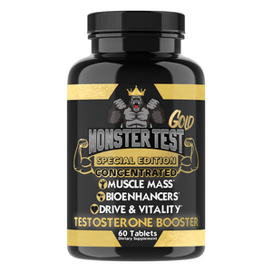 Monster Test Gold - Special Edition, Testosterone Booster for Men