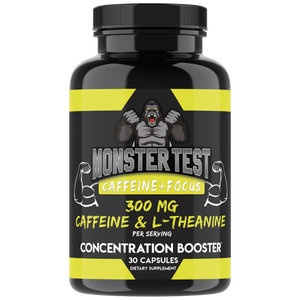 Angry Supplements Monster Test Focus with Caffeine + L-Theanine