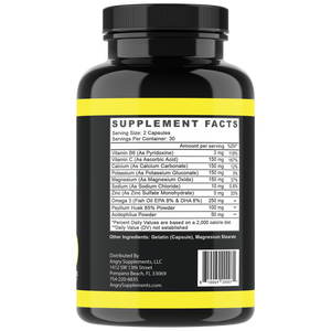Fast & Fit Intermittent Fasting Diet Pill, Appetite Control, Weight Management, Energy Restoration + Electrolytes with Probiotics & Vitamin C 2-Pack